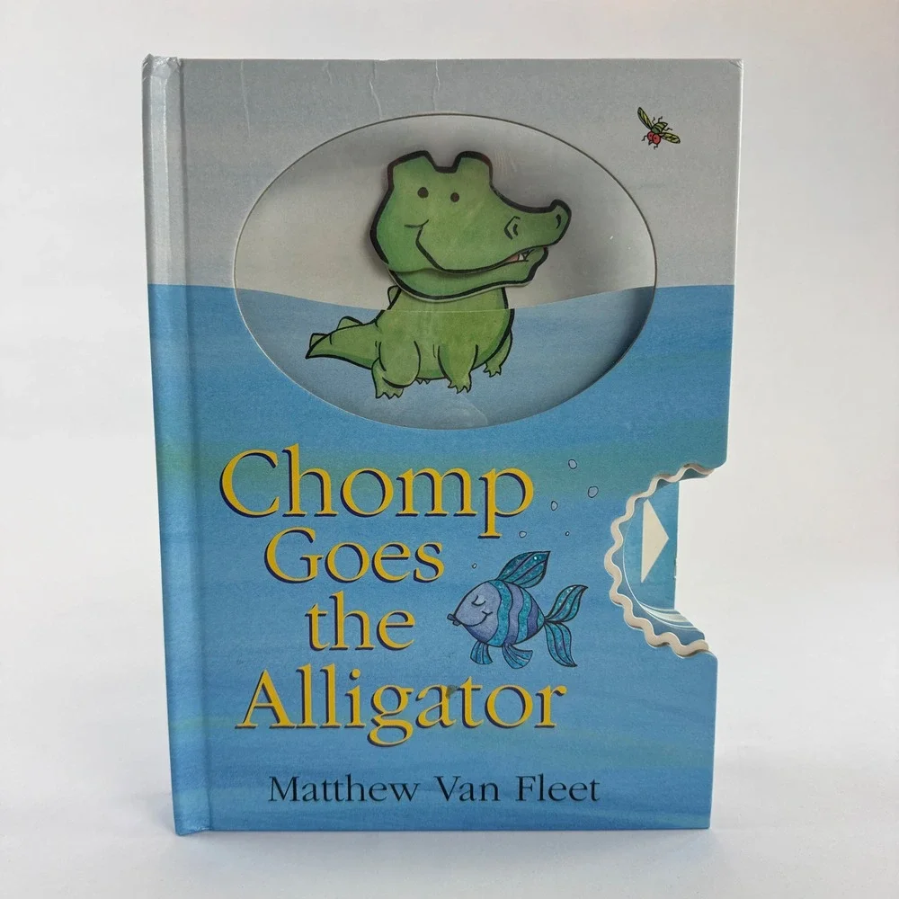 Chomp Goes the Alligator Matthew Van Fleet Interactive Board Book Pop-Up Countin